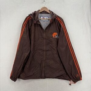 Cleveland Browns Jacket Mens XL Brown NFL Football Unique Sports Generation VTG